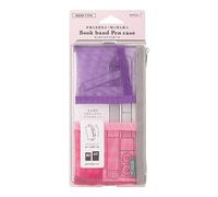 Midori Estuche para bolígrafo B6-A5 Mesh, Pink, Informal
