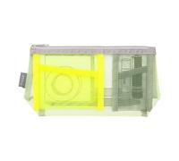 Midori - Estuche para bolígrafos y herramientas con refuerzo, amarillo y verde, 1個 (x 1), Sencillo