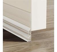 Midslinee 100cm Transparente Burlete Bajo Puerta, Burlete Silicona Puerta Autoadhesivo para Burlete de Puerta, Ajustable Tira de Sellado para Antipolvo