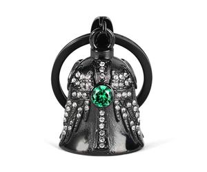MidSmile Angel Wings - Campana guardiana para motocicletas: Cross Gremlin Bell Motocicleta, llavero, Piedra del zodiaco llavero, accesorios de motocicleta, regalos de la suerte para hombres y mujeres
