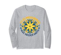 Midsommar Festival Suecia Cultura Nórdico Arte Popular Sueco Manga Larga