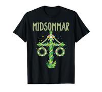 Midsommar Sueco Suecia Wicca Wicca Paganismo Solsticio Verano Camiseta