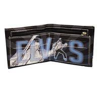 Midsouth Products Elvis Presley - Cartera Plegable - Zapatos de Gamuza Azul, Multicolor, Mediano, Multicolor, Mediano