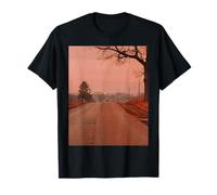 Midwest Gothic Aesthetic Rural Appalachia Vintage Woods Road Camiseta
