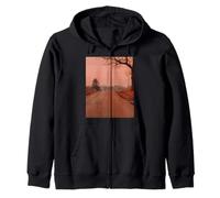 Midwest Gothic Aesthetic Rural Appalachia Vintage Woods Road Sudadera con Capucha