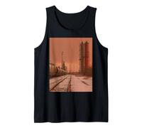 Midwest Gothic Aesthetic Rural Train Refinery Winter Vibes Camiseta sin Mangas