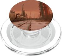 Midwest Gothic Aesthetic Rural Train Refinery Winter Vibes PopSockets PopGrip para MagSafe