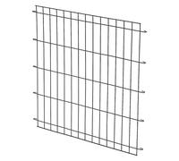 MidWest Homes for Pets - Panel divisor para jaulas de mascotas de 61 cm, ajusta el espacio habitable, se adapta a los modelos de jaula MidWest 1624, 1624DD, 724UP, negro con revestimiento E-Coat, 02DP