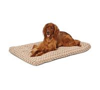 MidWest Homes for Pets - QuietTime Deluxe Ombré Swirl Cama para mascotas y jaulas de 106 cm, suave, base antideslizante, lavable a máquina, felpa moca, tamaño L