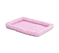MidWest Homes for Pets modelo 40218-PK Cama para perros con cabezal, longitud de 45,72 cm, cama para perros y gatos con cómodo cabezal, adecuado para perros de razas toy, color rosa