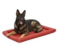 MidWest Homes for Pets - QuietTime MAXX Cama para perros y jaulas de 122 cm, ultrarresistente, resistente al agua y a los olores, bordes acolchados, base antideslizante, color ladrillo, tamaño XL