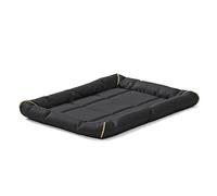 MidWest Homes for Pets - QuietTime MAXX Cama para perros y jaulas de 76 cm, ultrarresistente, resistente al agua y a los olores, bordes acolchados, base antideslizante, color negro, tamaño M