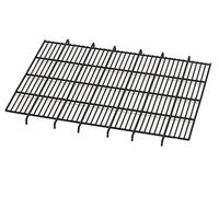MidWest Homes for Pets Rejilla de suelo para jaula de perro, proporciona elevación, con pestillo con perno deslizante curvado, modelo FG24B, negro