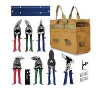 MIDWEST HVAC Platinum Tool Kit - 9 Piece Set Includes Aviation Snips & More, Made in the USA - MWT-HVACKIT03