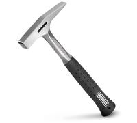 MIDWEST - Martillo de chapa metálica - Martillo HVAC de 18 onzas con ranura para tacos y agarre de reducción de golpes - MWT-18