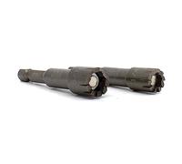 Midwest Tool & Cutlery Pookie Buster - Juego de destornilladores de tuercas magnéticos de 1/4 y 5/16 pulgadas con cortador de brocha patentado y vástago hexagonal de cambio rápido - MWT-PBSET01