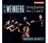 Mieczys?aw Weinberg: String Quartets Nos. 1, 7 & 11 (Vol. 2)