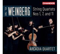 Mieczyslaw Wein Weinberg: String Quartets Nos. 1, 7, and (CD) (Importación USA)