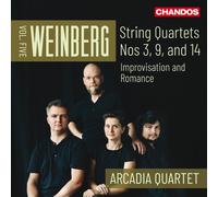 Mieczyslaw Wein Weinberg: String Quartets Nos. 3, 9, and (CD) (Importación USA)