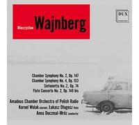 Mieczyslaw Weinberg : Symphonies de chambre n° 2 et 4 - Concerto pour flûte n° 2 - Sinfonietta n° 2. Wolak, Dlugosz, Duczmal-Mroz.