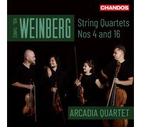Mieczyslaw Weinberg – Cuartetos de cuerda Vol. 3 (Nos. 4 y 16) – CD – Naxos – Importación USA