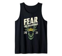 Miedo Deer Buck The Champions 2021 Funny Hunter Camiseta sin Mangas