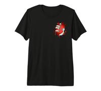 Miedo Horror Witch Dedos Sosteniendo Sangre Splatter Corazón Camiseta Premium