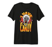 Miedo Payaso Espeluznante Halloween Tengo Dulces Camiseta Premium