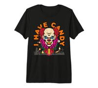 Miedo Payaso Espeluznante Halloween Tengo Dulces Camiseta Premium