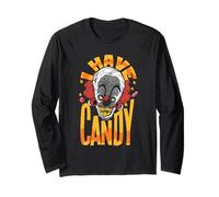 Miedo Payaso Espeluznante Halloween Tengo Dulces Manga Larga