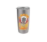 Miedo payaso espeluznante Halloween tengo dulces Vaso térmico de acero inoxidable de doble pared