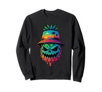 Miedo Piña Frutas Tropicales Verano Halloween Verano Verano Sudadera