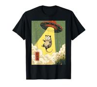 Miedo zarigüeya OVNI Secuestro Zarigüeya Alien Humor Divertido Camiseta