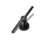 MIEDTY 3D Holographic Projector,Portátil Conducido,Liderado Holographic Projector Control Remoto Se Aplica a Las Letreros de Las Tiendas Bar Reuniones Fácil Instalación/Verde / 43 cm