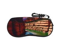 MIEKGPS Grand Canyon - Funda para gafas de sol con impresión de neopreno ultraligero para mujeres y hombres, color negro, talla única