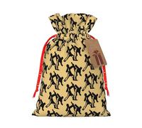 MIEKGPS Taekwondo - Bolsas de regalo de tela con cordón y estampado de artes marciales, reutilizables, bolsas de regalo para fiestas, fiestas de cumpleaños