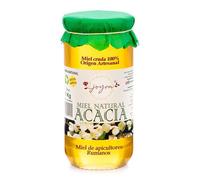Miel Cruda, 100% MIel Pura de Abeja. Natural y Artesanal. Variedad de sabor de APICULTURA RUMANA. Sin Pasteurizar, conservan Polen, Enzimas y Antioxidantes. (1 KG, Miel de Acacia)