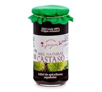 Miel Cruda, 100% MIel Pura de Abeja. Natural y Artesanal. Variedad de sabores de APICULTURA ESPAÑOLA. Sin Pasteurizar, conservan Polen, Enzimas y Antioxidantes. (1 KG, Miel de Castaño)