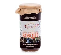 Miel Cruda, 100% MIel Pura de Abeja. Natural y Artesanal. Variedad de sabores de APICULTURA ESPAÑOLA. Sin Pasteurizar, conservan Polen, Enzimas y Antioxidantes. (1 KG, Miel de Bosque)