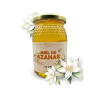 Miel Cruda de Azahar 100% Pura - Bote de Cristal de 500 gramos - Producto de España