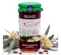Miel Cruda de Eucalipto 1 Kg, 100% Pura de Abeja, Natural sin Pasteurizar | Origen español, sabor intenso con matices de flor de eucalipto; sin aditivos, conserva polen, enzimas y antioxidantes
