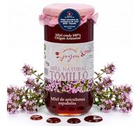 Miel Cruda de Tomillo 1 Kg, 100% Pura de Abeja, Natural sin Pasteurizar | Origen español, sabor herbal y balsámico; sin aditivos, conserva polen, enzimas y antioxidantes
