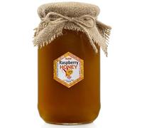 Miel cruda - Directamente del apicultor - Cruda natural - Sin aditivos - Sin filtrar - No extraída ni calentada - Idea de regalo - Miel de frambuesa - 5 x 1,1 KG -