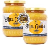 Miel Cruda Puro 2kg Naturale Non Pastorizzato Non Filtrato Non Riscaldato Miele di Foresta Miele di Fiori Selvatici