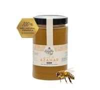 Miel de Azahar, Miel cruda de calidad, miel pura de abeja de panal de miel con aroma floral suave y sabor auténtico, ideal para infusiones, tostadas y recetas caseras, producto natural. (1 Kg)