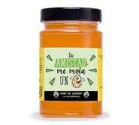 Miel de Azahar. Regalo original y divertido. Tu amistad me mola un huevo. Tarro 500g.