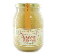 Miel de Lavanda. Miel pura de Abeja Española, 100% Natural. Gusto fresco y ligeramente ácido. Miel artesana de cosecha propia en zona de Cantabria, España. Miel de abeja pura. Gourmet.
