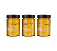 Miel de mil flores artesanal calabresa 3x400 g - 100% italiana natural, cruda no pasteurizada - sabor mediterráneo - producción tradicional Calabria premium