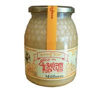 Miel de Milflores. Miel pura de Abeja Española, 100% Natural. De sabor único y un aroma intenso. Miel artesana de cosecha propia en zona de Cantabria, España. Miel de abeja pura. Gourmet.