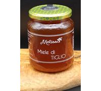 Miel de Tilo, Apicultura Melissa, miel cruda natural, no pasteurizada, producción artesanal, Miel 100% Italiana (Avellino), peso 500g